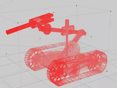Robot bomb 3D model
