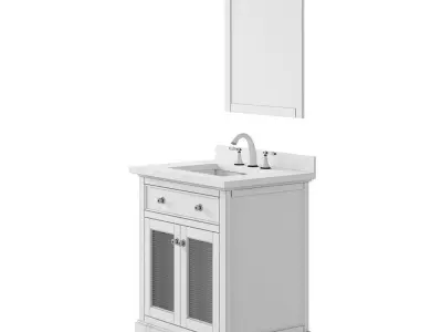 OVE Ophelia 30 Almond Latte Vanity 3D model