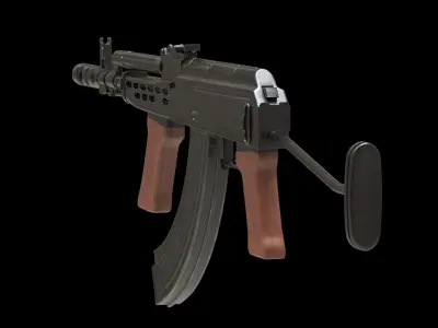 AMD 65 Low Poly  Low-poly 3D model