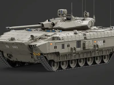 Infantry Fighting Vehicle Concept 3D model