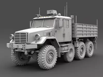 Cargo Truck Low-poly 3D model purchase