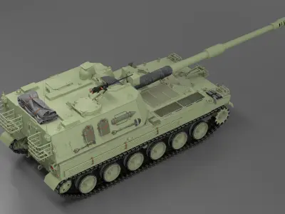South Korean Self Propelled Howitzer 3D model