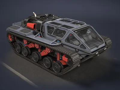 Ripsaw EV3-F4 PBR 3D model