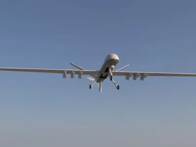 Drone Predator  3D model 3D model
