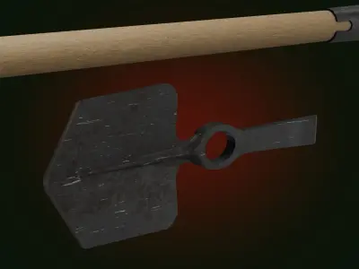 Implement Entrenching Pattern 1937 Low-poly 3D model Low-poly 3D model