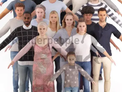 Mega Bundle Casual Rigged 001 – 005