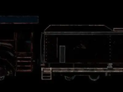 old train 3D model get