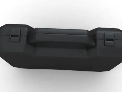 Black Plastic Case 3D model