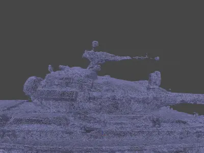 T-55A MAIN BATTLE TANK 3D model