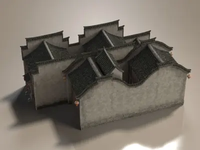 Ancient architecture 3D model buy