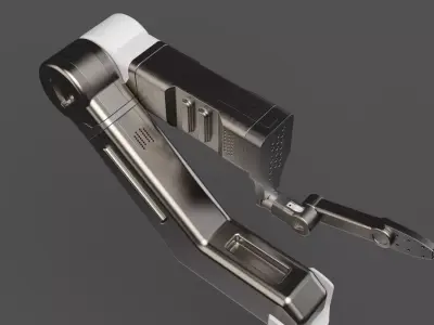 Robotic arm machine  3D model purchase