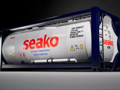 ISO Tank Container  3D model