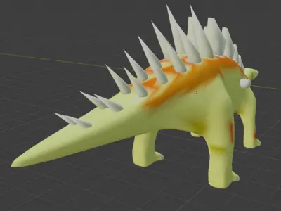 Kentrosaurus Free 3D model