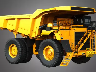 785D Mining Dump Truck 3D model