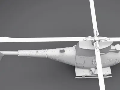 MQ8b Fire Scout Scale model 3D print model