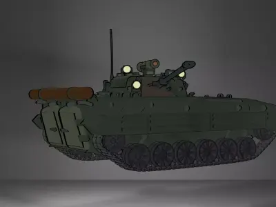 Bmp-2 Low-poly 3D model purchase