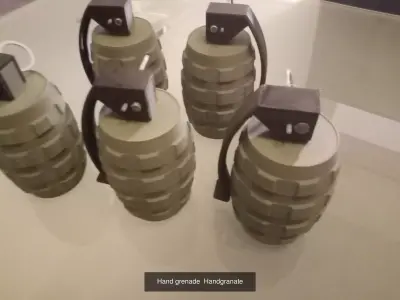 Hand grenade collection 3D Model Pack