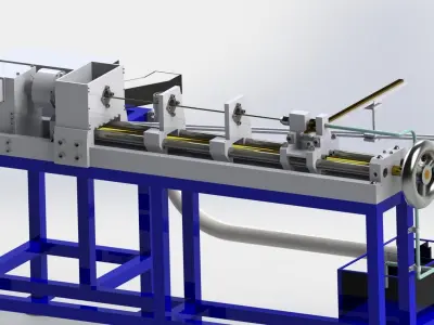 Palacita custom lathe for gunsmith Full Part Free 3D model