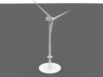 WIND TURBINE OFFSHORE 3D model purchase