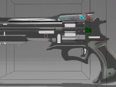 Nintendo Coin Jumppad Glock PeaceKeeper Free low-poly 3D model