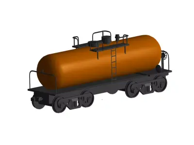 train tank  3D model