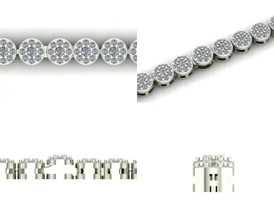 Bracelet bi6 3D print model