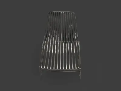 Metal Chair Low-poly 3D model purchase