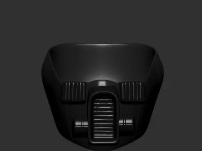 gas mask helmet scifi high poly sculpt 3d printable  3D model purchase