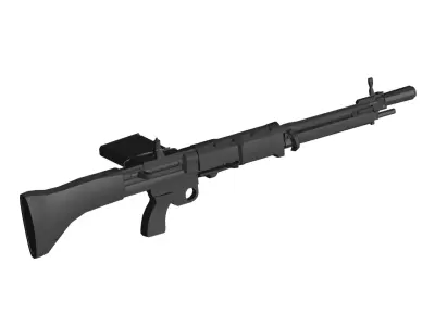 Fg42 automatic rifle 3D model