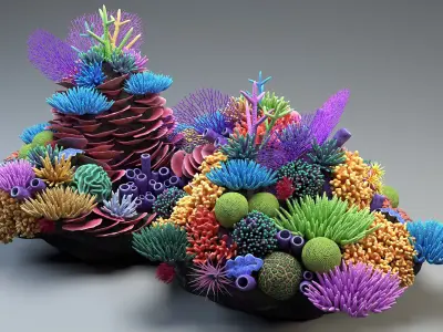 Coral Reef 03 3D model
