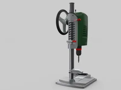 Table Hand Press Drill 3D model