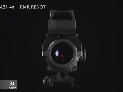 Nivicon ACOG TA31 - Gamemesh Low-poly 3D model