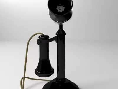 Old Telephone 3D model