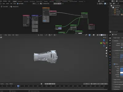Engine Low-poly 3D model buy