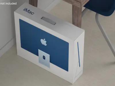 Apple iMac Packaging Box 3D model