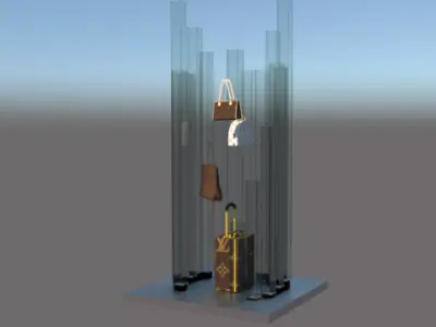 EXHIBIDOR DE CARTERAS Free 3D model