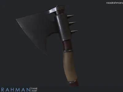 Axe for game 3D model