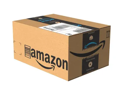 Amazon Box 1A PBR 18 Low-poly 3D model