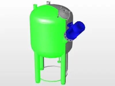 Mixer Tank  Free 3D model