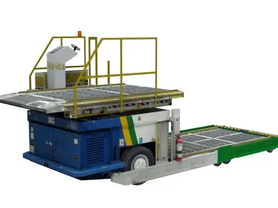 Commander 15i Loader Lowpoly 3D Model Low-poly 3D model