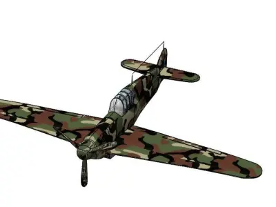 Plane rogozarski ik 3  Free 3D print model