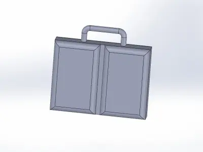 Suit case 3D model