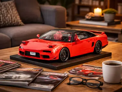 Modern Sports Car 3D Model 3D model
