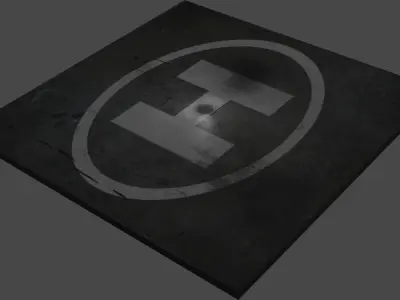 Helicopter Base Free 3D model