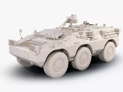 PUMA 6X6 3D print model