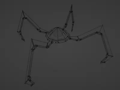Mechanical Spider 3D model