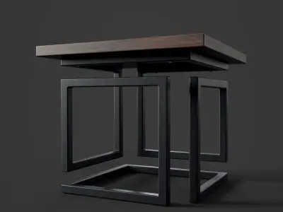 Abstract Coffee Table Free 3D model