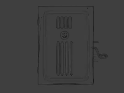 Electrical Panel Low-poly 3D model purchase