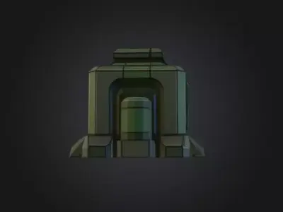 Tech Supply Crate Low-poly 3D model purchase