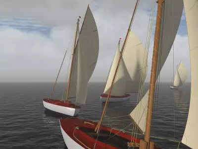 sailboat BM 3D model